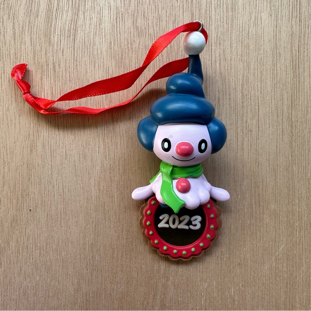 NWB Pokemon Center Christmas Decoration Mr. Mime Jr. 2023 Tree Ornament
